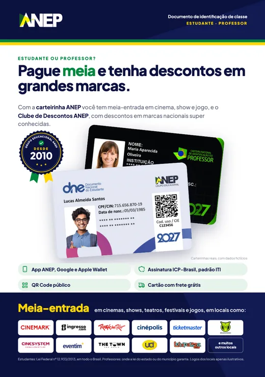 Panfleto carteirinha + Clube de Descontos